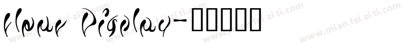 Fleur Display字体转换